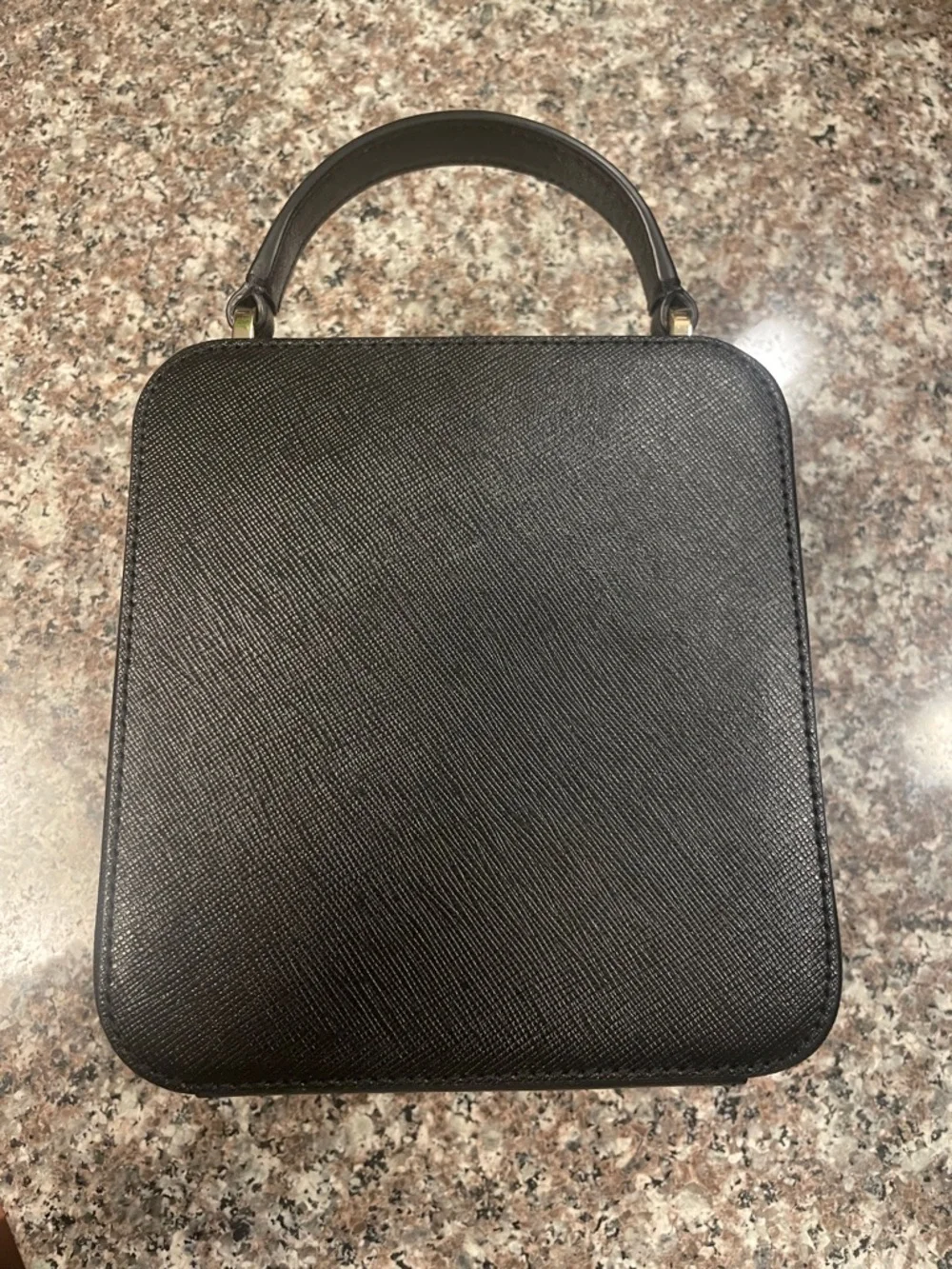 Kate Spade ♠️ New York Black Structured Top Handle Bag - Picture 5 of 11